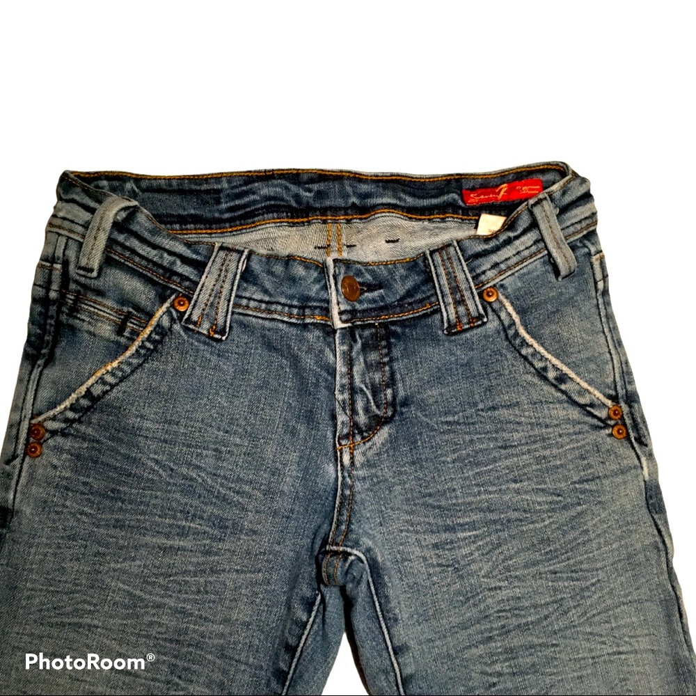 COPY - Seven 7 premium denim washed straight jeans sz 25